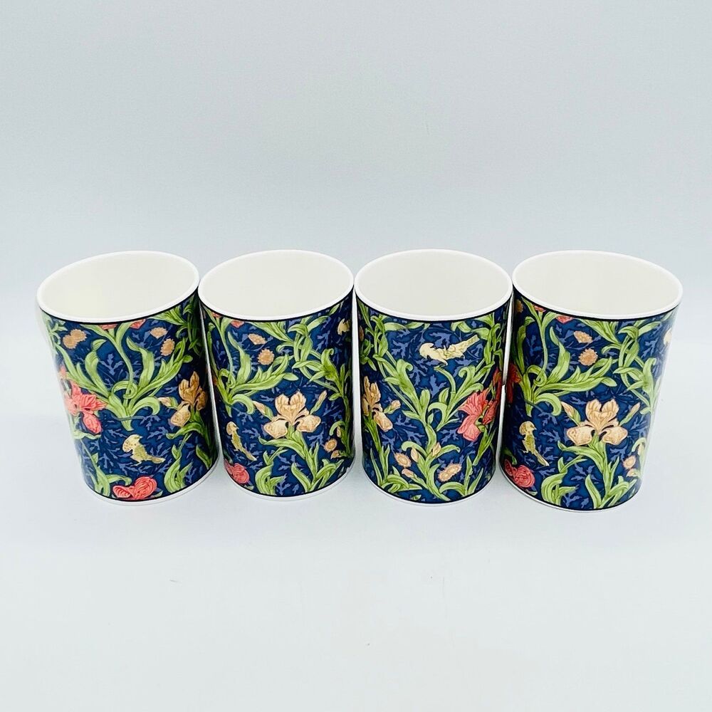 Dunoon Iris Henley Mug - William Morris Design - Fine Bone China Made in England